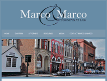 Tablet Screenshot of marcoandmarco.com